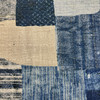 Global Geos Shashiko Patch Donegal Woven Denim | Heavyweight Woven Fabric | Home Decor Fabric | 54" Wide
